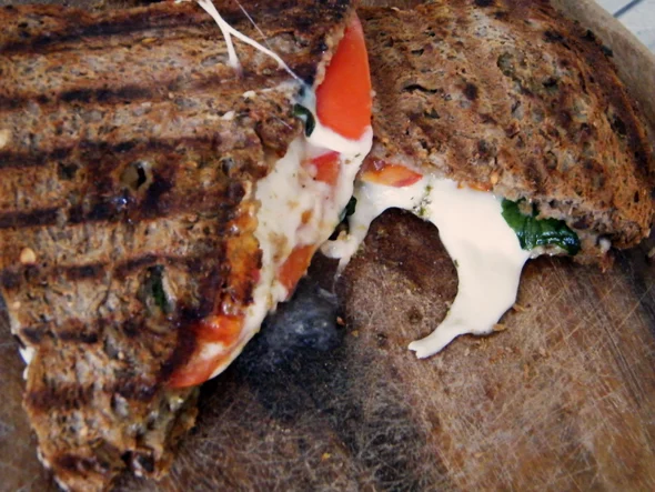 3 Caprese variaties 2 tosti-caprese