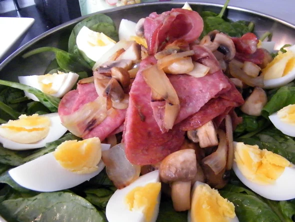 Lauwwarme spinazie salade 9 lauwwarme-spinaziesalde3