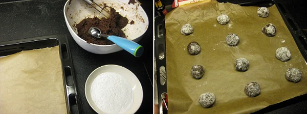 Chewy chocoladekoekjes van Sanne 2 chewy chocoladekoekjes