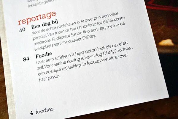 OhMyFoodness in Foodies Magazine! 2 OhMyFoodness in Foodies Magazine
