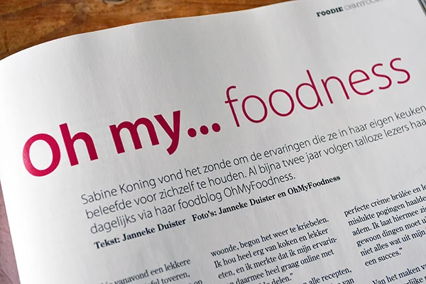 OhMyFoodness in Foodies Magazine! 3 OhMyFoodness in Foodies Magazine
