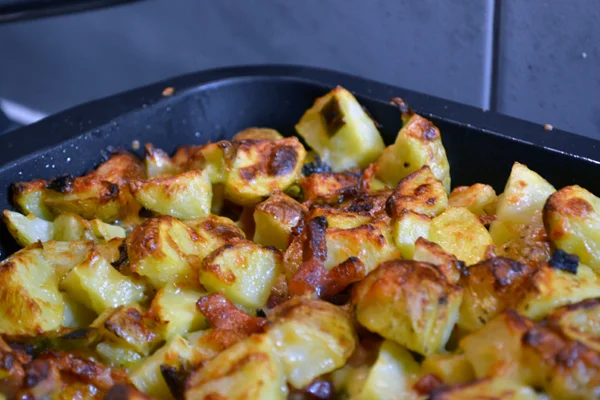 Kazige aardappeltjes uit de oven 1 kazige aardappeltjes