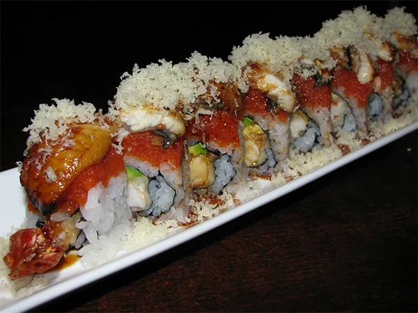 Eten in Las Vegas 6 naked fish gerecht