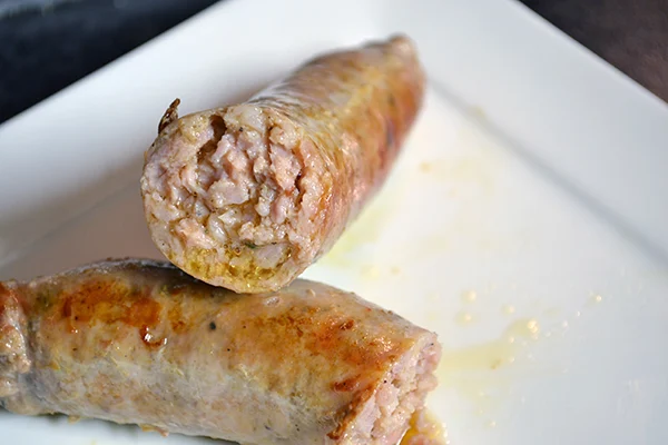 Rode kool stamppot met Engelse saucijs - HelloFresh 2 engelse saucijs