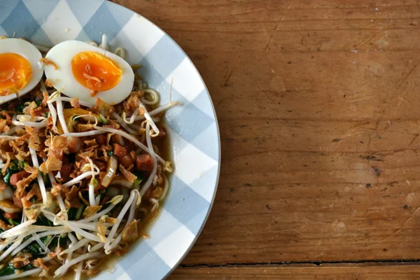 Noodlesoep met taugé 4 noodlesoep met tauge