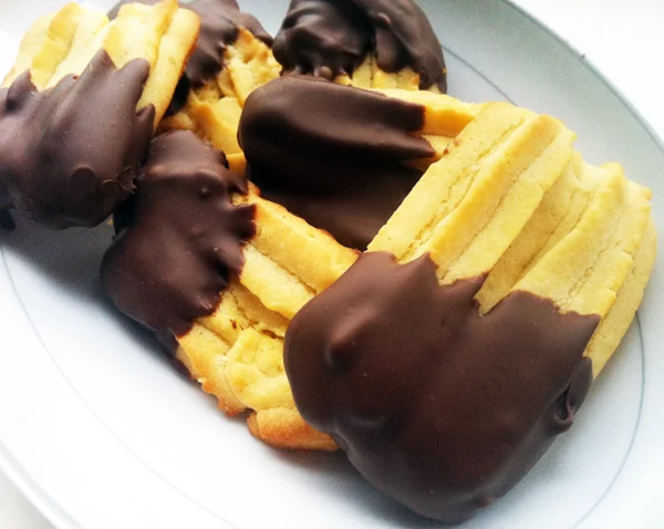 Spritsen met chocolade 1 chocospritsen