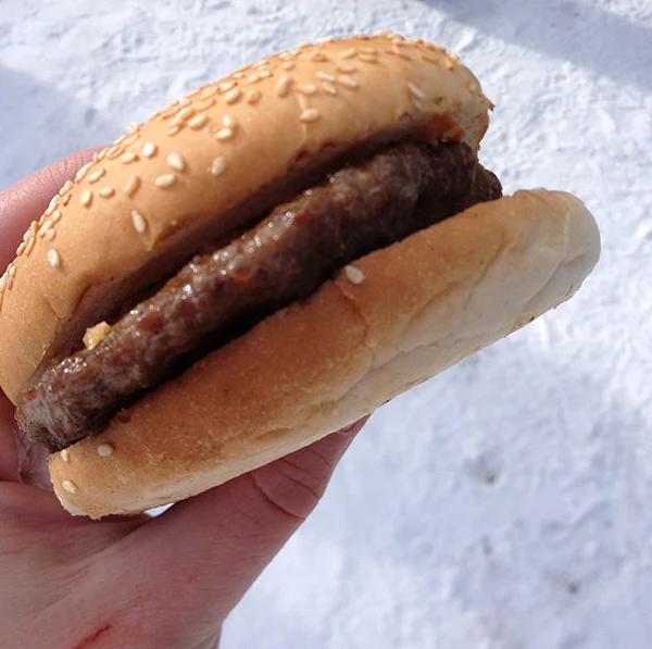 Foodie in Zweeds Lapland 7 hamburger