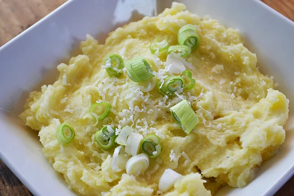 Parmezaanse aardappelpuree 2 parmezaanse aardappelpuree