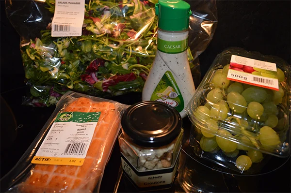 Snelle kleurrijke salade van Sanne 1 snelle kleurrijke salade