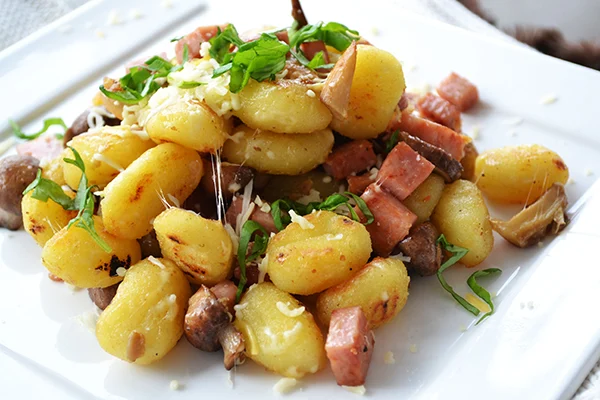 Gebakken gnocchi 4 gebakken gnocchi