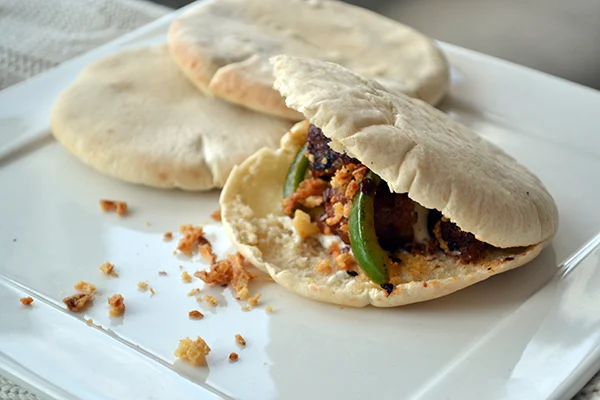 Leftover lunchtip: gehaktpita 4 gehaktpita