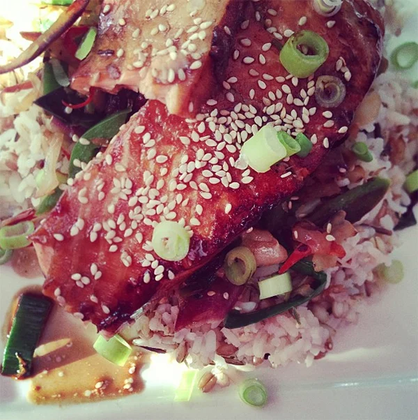 Wat stond er op tafel week 16 - 2013 6 zalm teriyaki