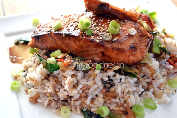 Zalm Teriyaki met MeiAsia 7 Zalm Teriyaki