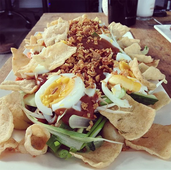 Wat stond er op tafel week 19 -2013 4 gado gado