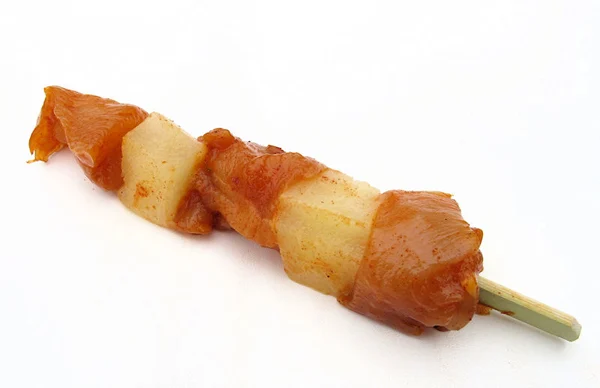 3x spiesjes voor de barbecue 1 hawai