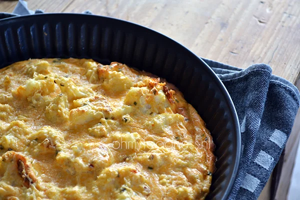 Ottolenghi’s rokerige Frittata met bloemkool 2 rokerige frittata