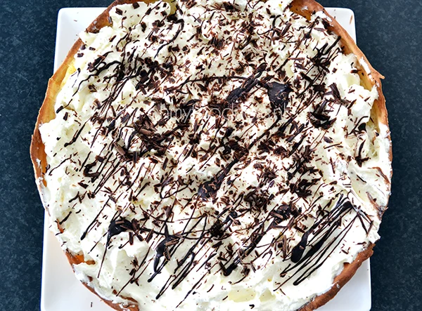 Vanille rijstevlaai met pure chocolade 5 vanille rijstevlaai