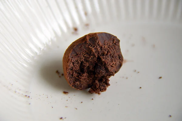 Sanne's pure chocoladetruffels 2 pure chocoladetruffels