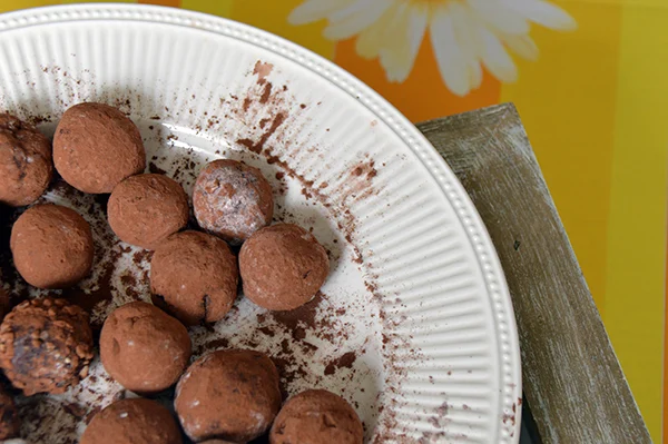 Sanne's pure chocoladetruffels 6 pure chocoladetruffels 3