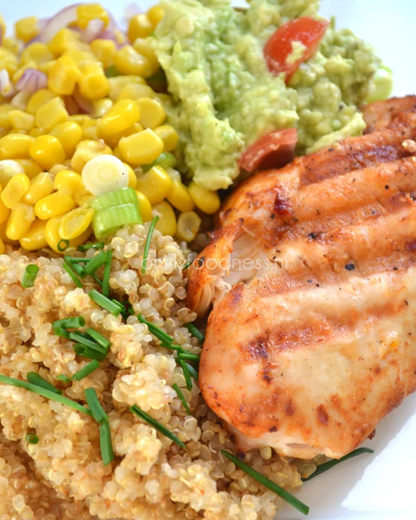 Super Healthy Sunday: Harissa kip met quinoa 1 Harissa kip met quinoa