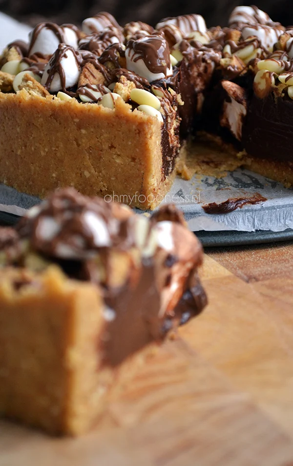 Rocky Road taart 1 rocky road taart