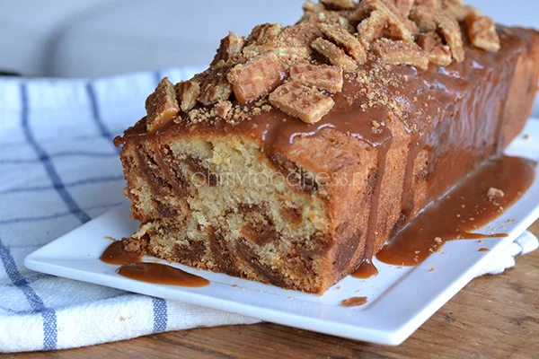 Stroopwafelcake met karamelsaus 4 stroopwafelcake