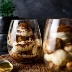 snelle tiramisu in een glaasje
