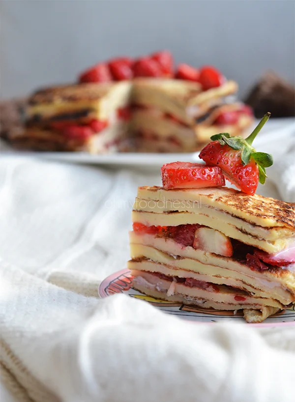 Zoet pannenkoektaartje 2 alpro pannenkoektaartje