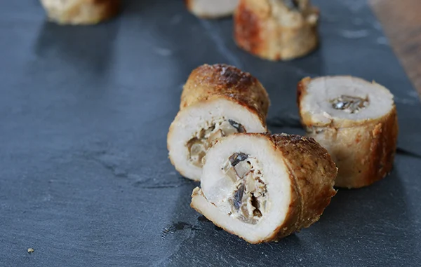 gevulde mini varkensrollade