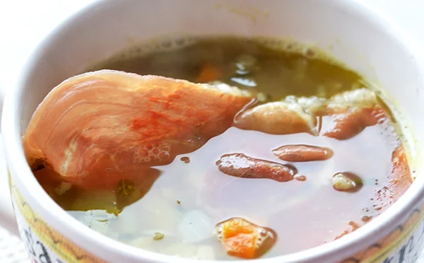 minestrone met parmaham