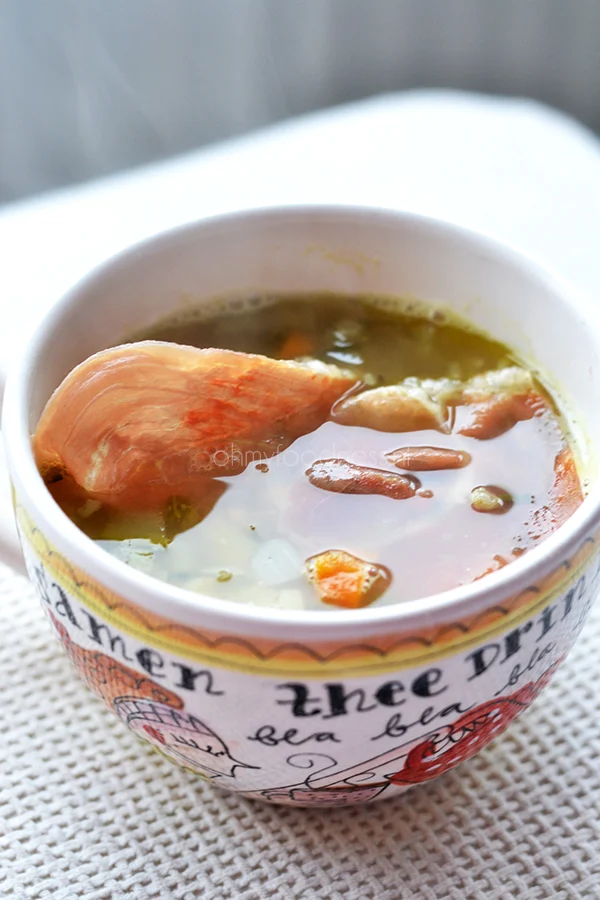 OMF's Studentenkeuken: Minestrone met parmaham 1 minestrone met parmaham