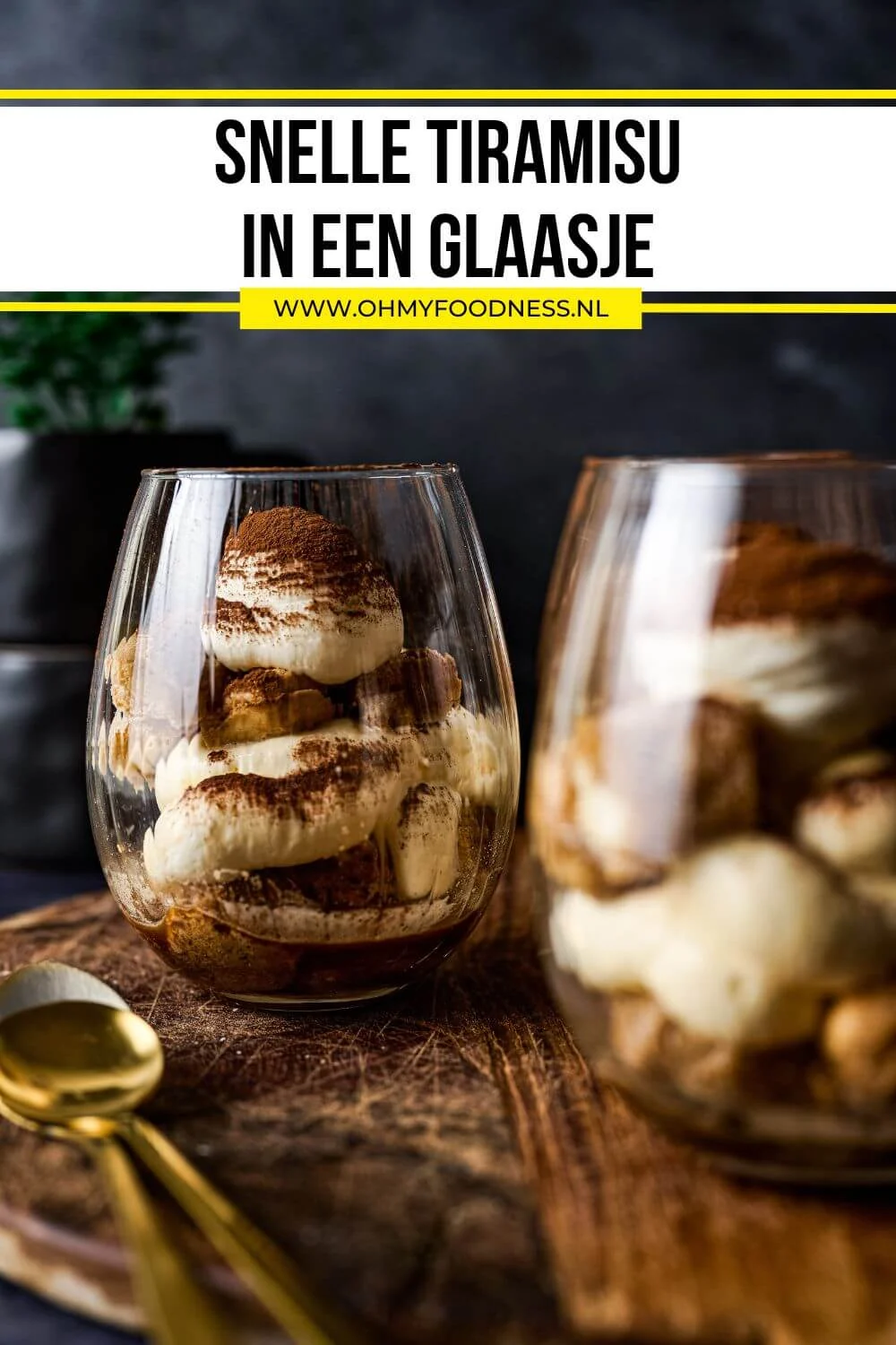 Snelle tiramisu in een glaasje 6 tiramisu toetje glas