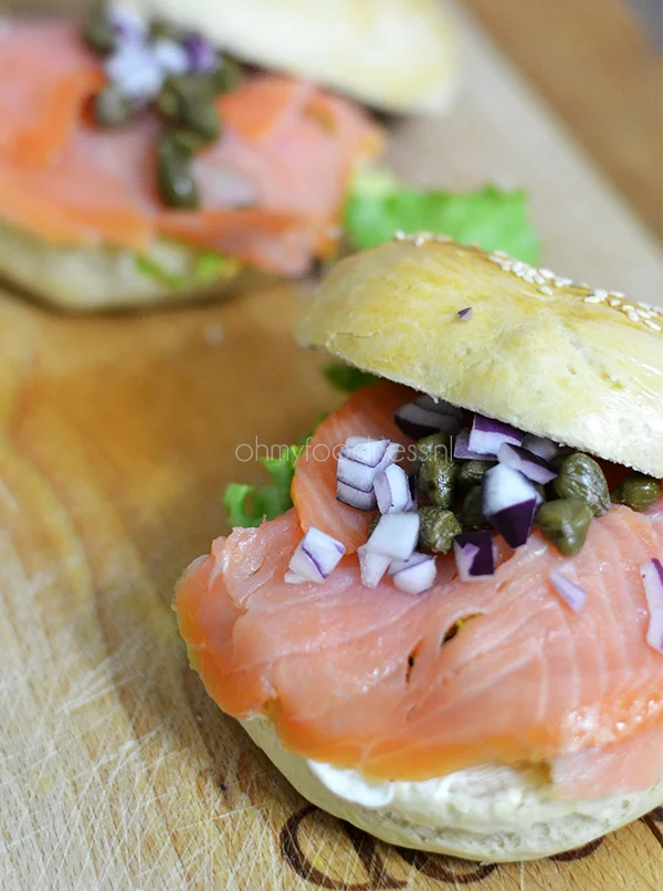 Fastfood Friday: Bagel Wilde Zalm 1 Bagel Wilde zalm