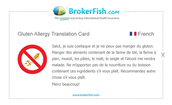 Travel Tuesday: Allergiekaartjes 7 gluten_frans