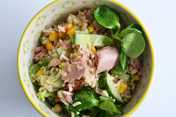 Super Healthy Sunday: Rijstsalade met tonijn 19 rijstsalade met tonijn