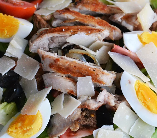 Salade met kippendijen 18 salade met kippendijen
