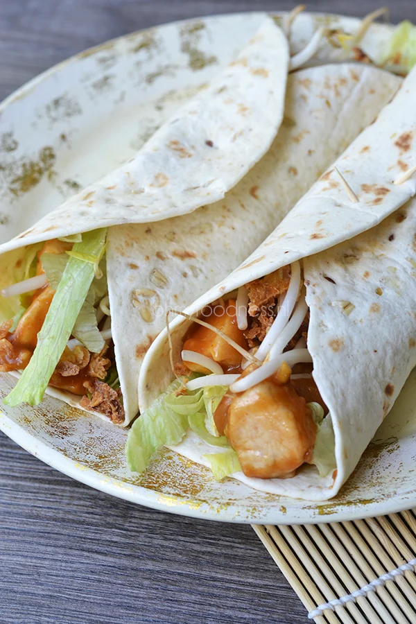 OMF’s Studentenkeuken: Wraps met kipsaté 1 wraps met kipsate