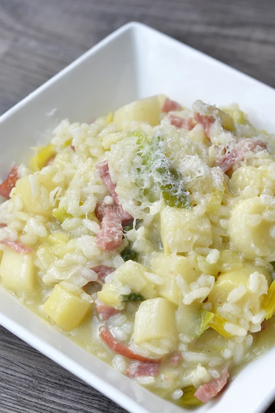 Asperge/prei-risotto 1 asperge preirisotto