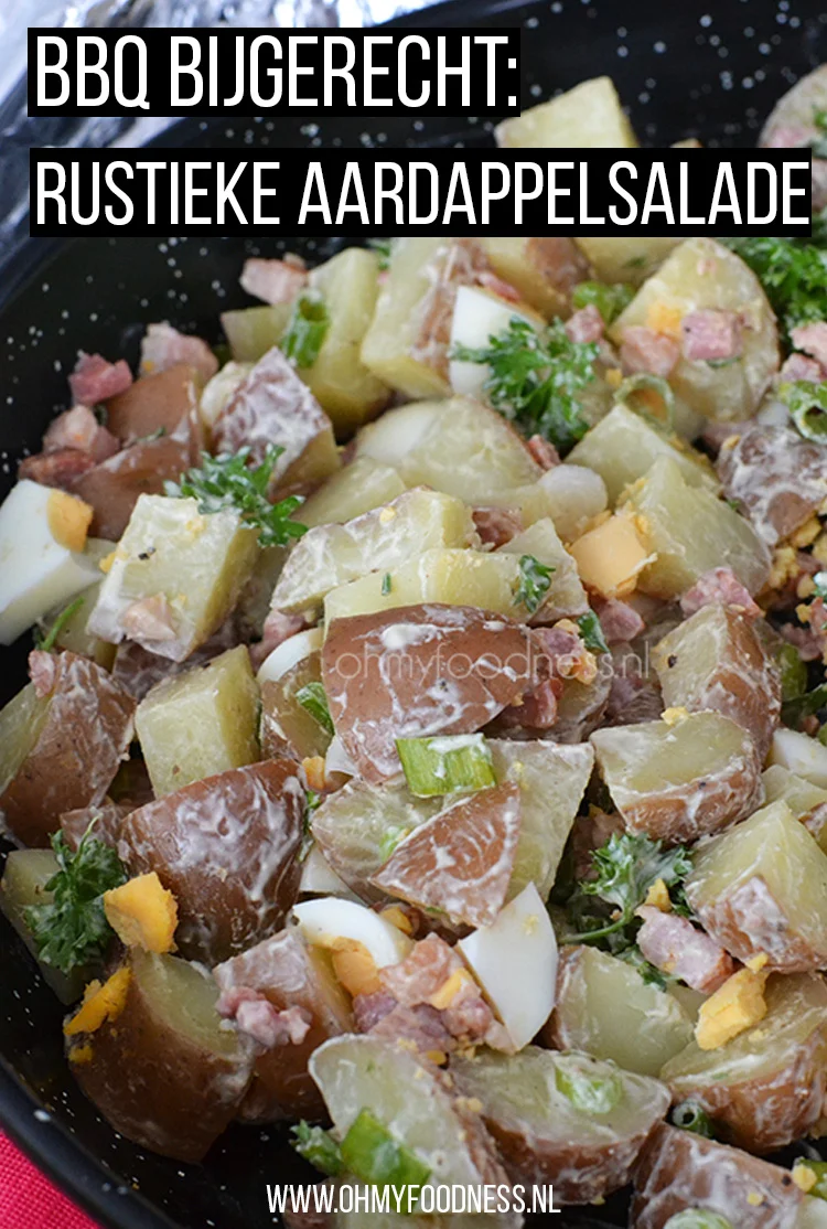 BBQ Bijgerecht: Rustieke aardappelsalade 2 BBQ bijgerecht: rustieke aardappelsalade