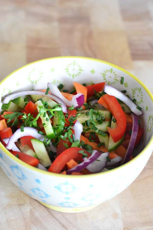 Super Healthy Sunday: Eenvoudige rauwkostsalade 1 eenvoudige rauwkostsalade