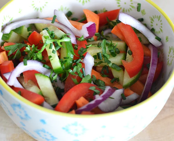 Super Healthy Sunday: Eenvoudige rauwkostsalade 1 eenvoudige rauwkostsalade