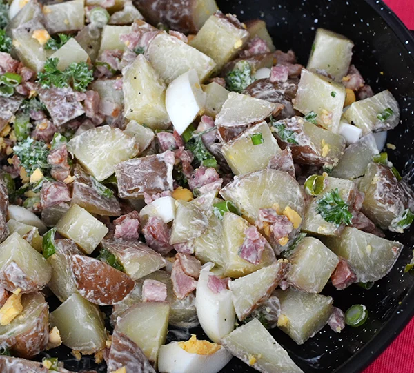 BBQ Bijgerecht: Rustieke aardappelsalade 35 rustieke aardappelsalade