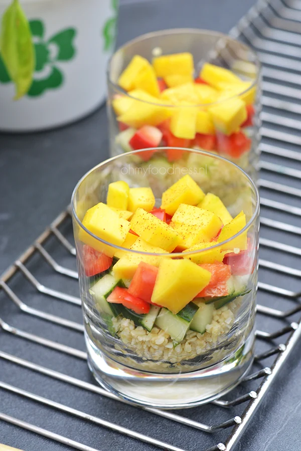 laagjessalade met couscous 