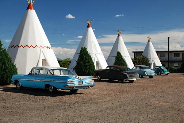 De tofste overnachtingsmogelijkheden 3 Wigwam motel