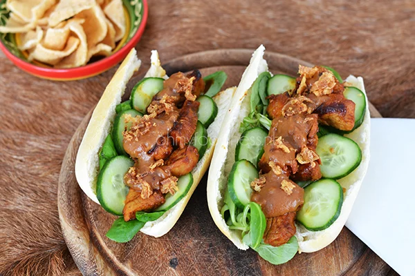 Broodje varkenshaassate