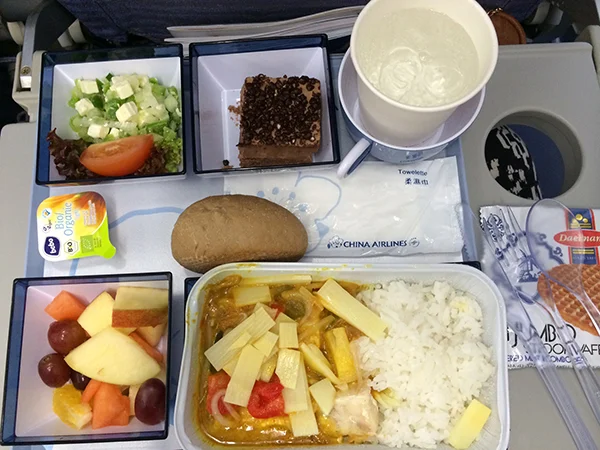 Snapshot Diary Thailand #1 1 China Airlines eten