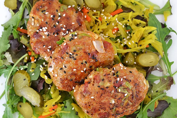 kipburgertjes met chorizo