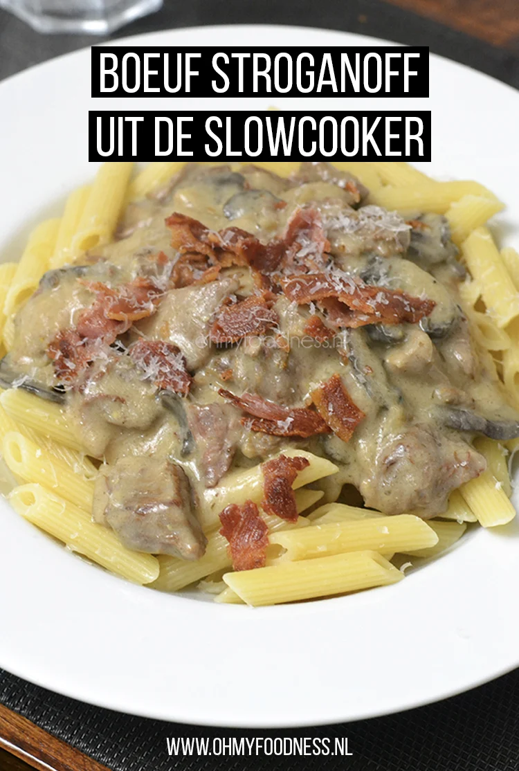 Boeuf Stroganoff uit de slowcooker 2 boeuf stroganoff slowcooker
