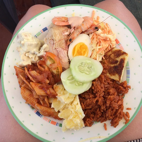 Foodie in Gambia 6 eten_op_de_boot