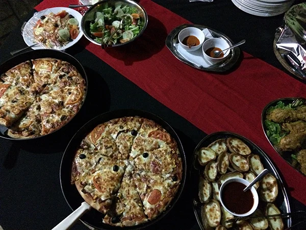 Foodie in Gambia 11 Italiaans buffet